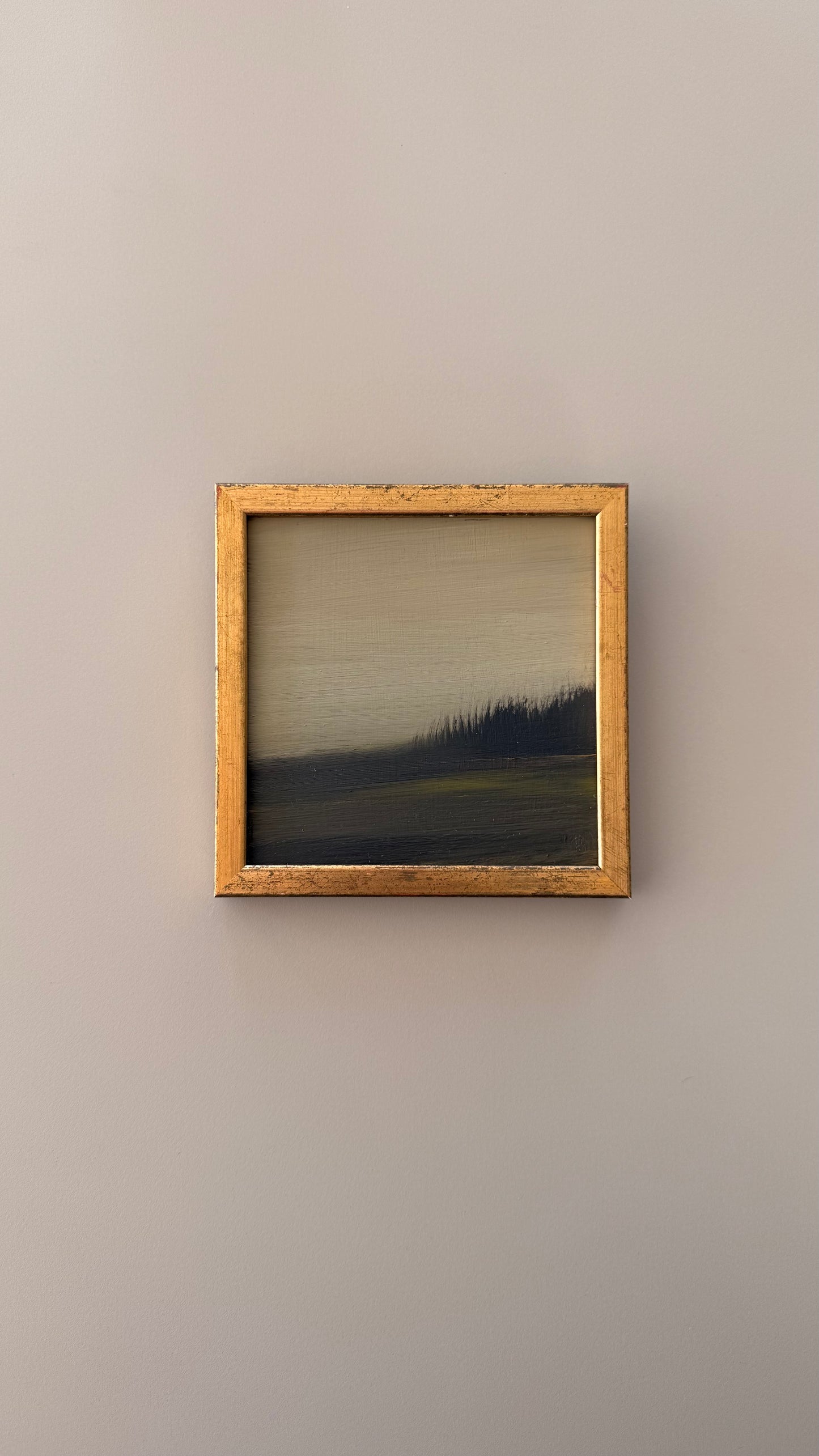 Vintage gold mini square